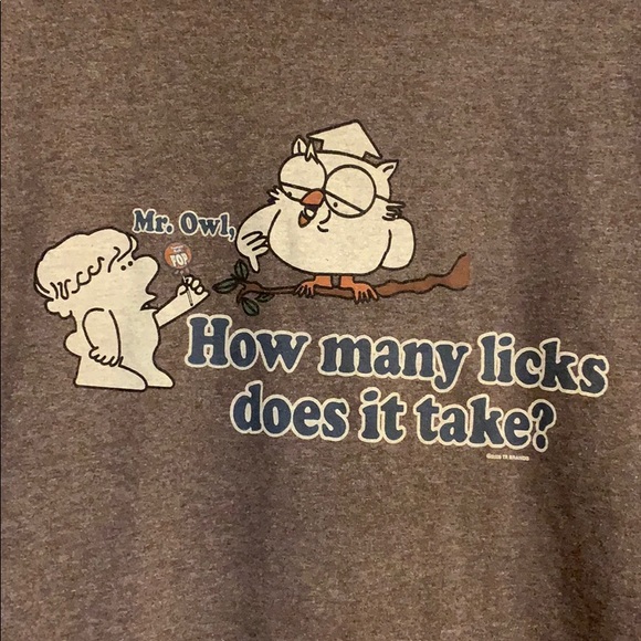 Other - Men’s Tootsie roll pop.  Mr. Owl, how many licks?